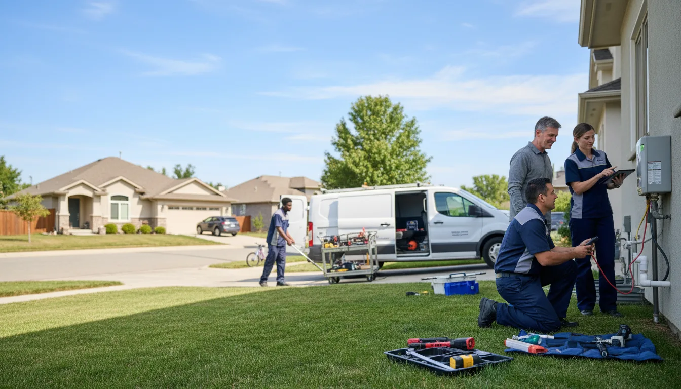 Tankless water heater service in Frost, TX